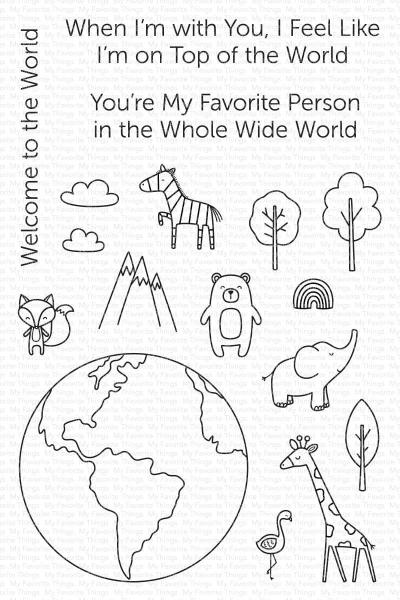 My Favorite Things Stempelset "Top of the World" Clear Stamp Set