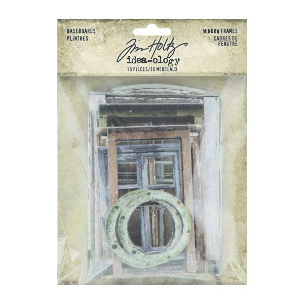 Tim Holtz - Idea Ology " Baseboards Window Frames" - Papier Spanplatten Rahmen