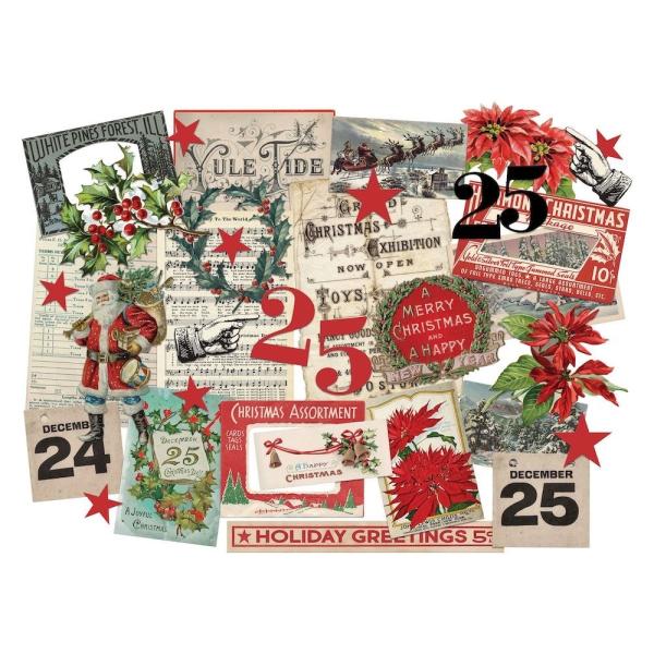 Tim Holtz - Idea Ology " Christmas Layers" - Papier Dekoration Weihnaachten