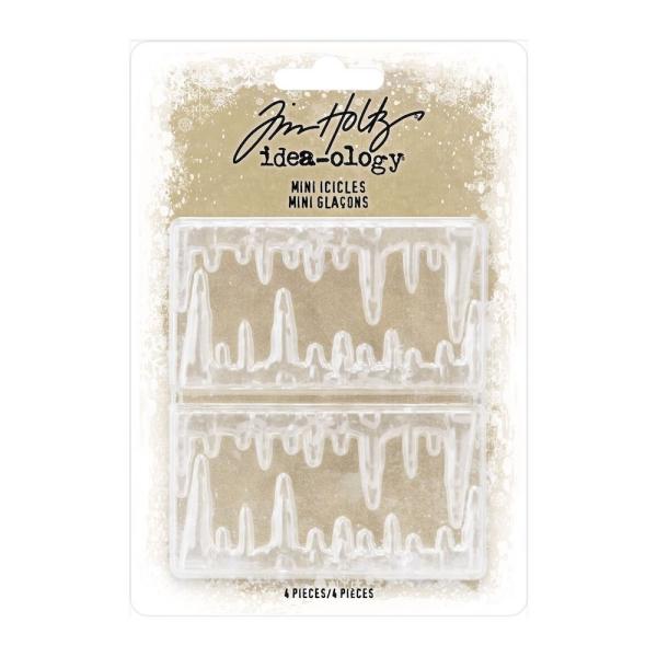 Tim Holtz - Idea Ology " Christmas Mini Icicles" - Kunstoff Eiszapfen