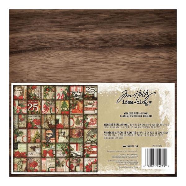 Tim Holtz - Idea Ology "Christmas Vignette Display Panel" - Vignette Display Panel