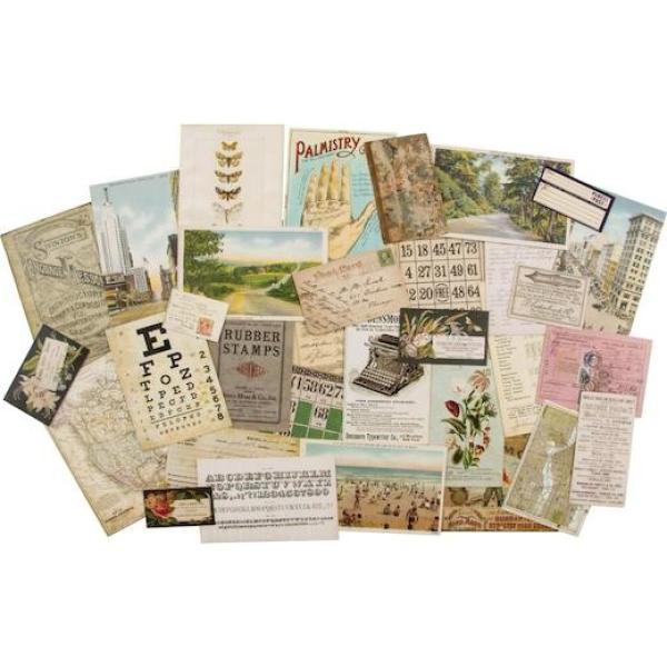 Tim Holtz - Idea Ology "Layers Renmants" - Papier Dekoration