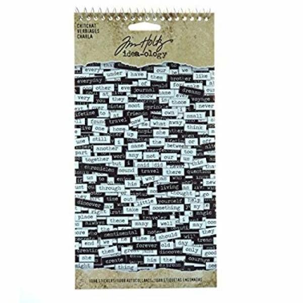 Tim Holtz - Idea Ology "Chitchat Stickers" - Aufkleber 