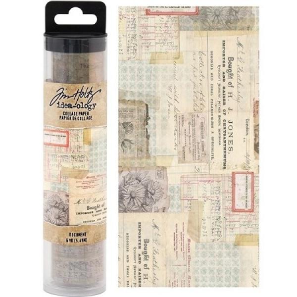 Tim Holtz - Idea Ology " Collage Paper Document" 