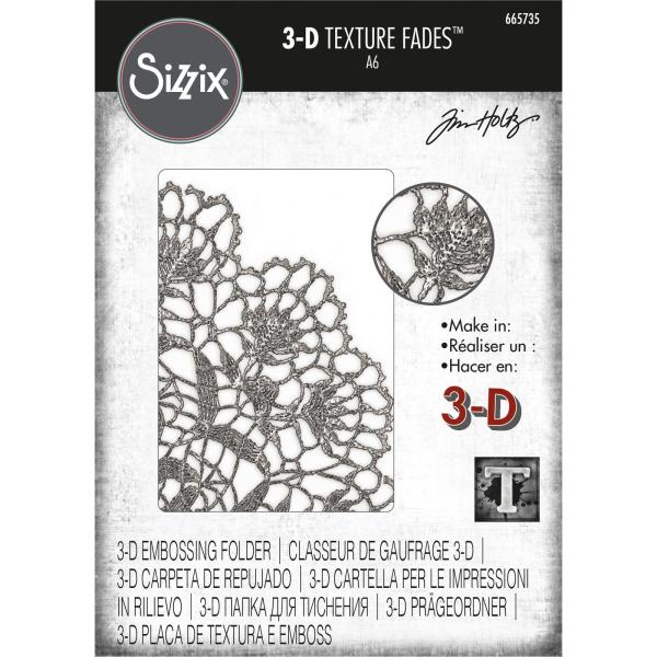 Sizzix 3D Embossing Folder Doily - 3D Prägefolder