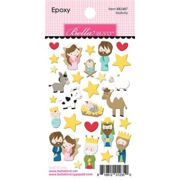 Bella BLVD Nativity Epoxy Sticker 