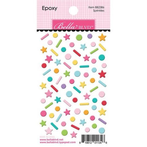 Bella BLVD Sprinkles Epoxy  Sticker 