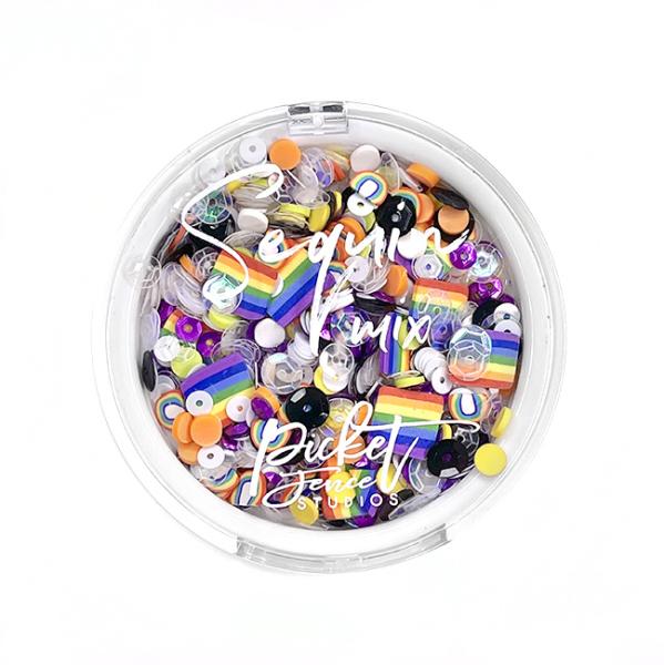 Picket Fence Studios Day of Rainbows  Sequin Mix - Streuteile 