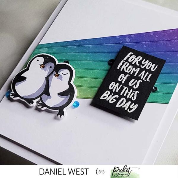 Picket Fence Studios Penguins Wanna Have Fun  Die (A-161D)