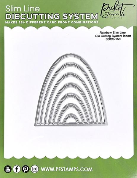 Picket Fence Studios Rainbow Slim Line Die (SDCS-150)