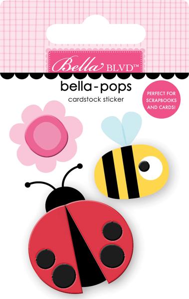 Bella BLVD Cute Bugs  Bella Pops -3 D Sticker