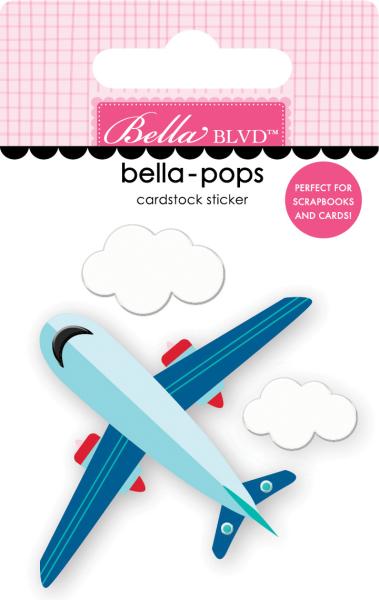 Bella BLVD  Jet Set  Bella Pops -3 D Sticker