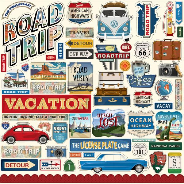 Carta Bella "Road Trip" 12x12" Collection Kit