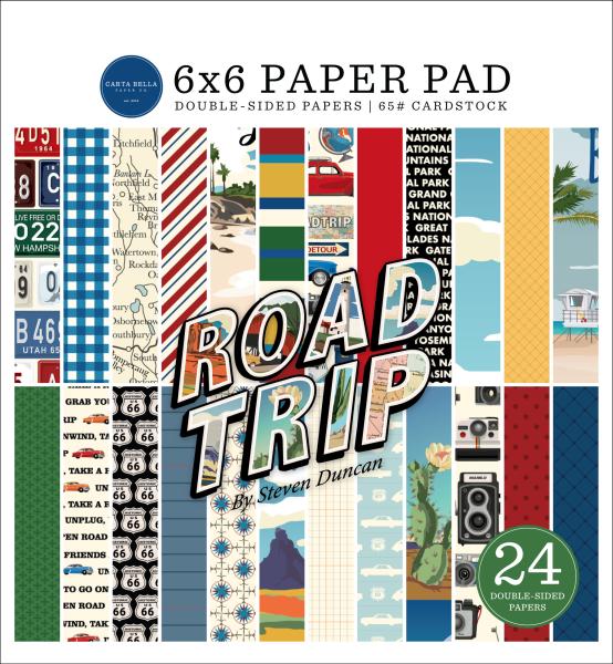 Carta Bella "Road Trip" 6x6" Paper Pad