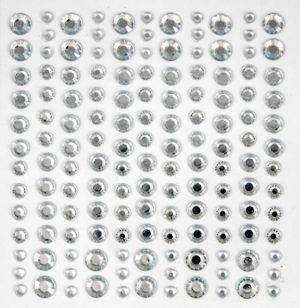 Craft Consortium Adhesive Rhinestone Gems Clear  - Strasssteine