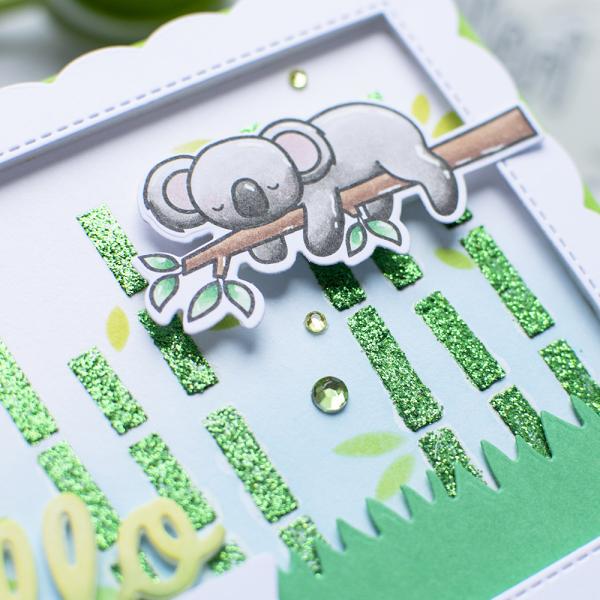 Heffy Doodle Build-a-Bamboo  Stencil - Schablone