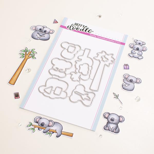 Heffy Doodle Koality Hugs  Cutting Dies - Stanze