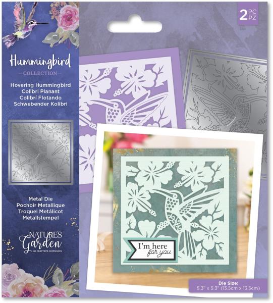 Crafters Companion -Hummingbird Metal Die Hovering Hummingbird - Stanze