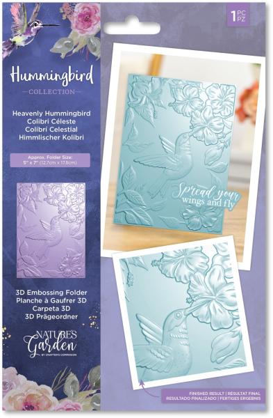 Crafters Companion - Heavenly Hummingbi - Prägefolder