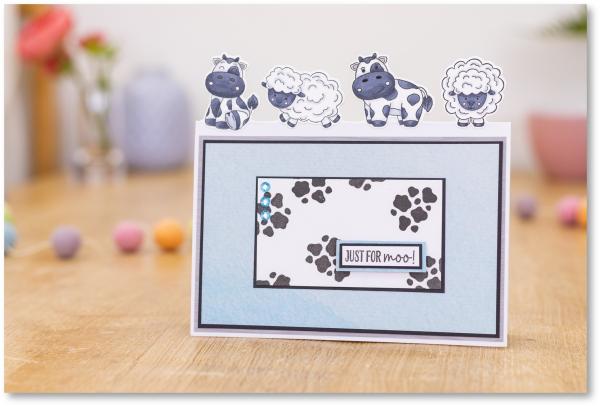 Gemini Cute Character Ewe Make Me Happy   - Stempel & Stanze 