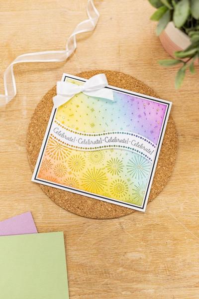 Gemini Celebrate  - Embossing Folder, Stamp & Die  - Zelebrieren