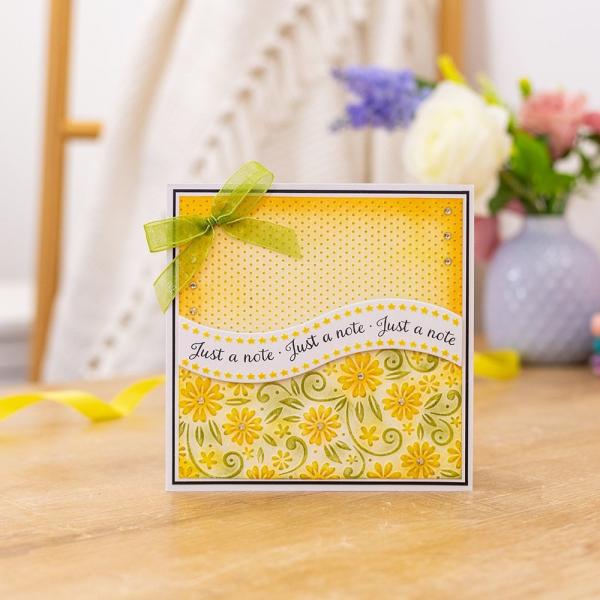 Gemini Just a Note  - Embossing Folder, Stamp & Die  - Nur eine Notiz