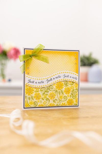 Gemini Just a Note  - Embossing Folder, Stamp & Die  - Nur eine Notiz