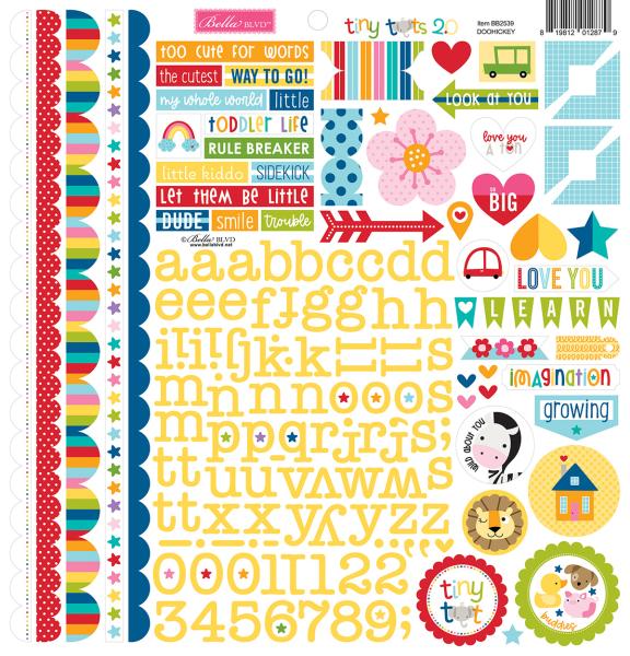 Bella BLVD Tiny Tots 2.0 Doohickey Cardstock Sticker 