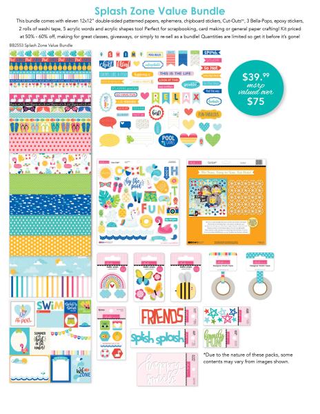 Bella BLVD Splash Zone  Value Bundle 12x12 Inch