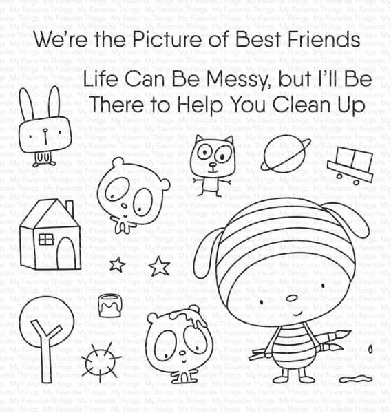 My Favorite Things Stempelset "We're the Picture of Best Friends" Clear Stamp Set