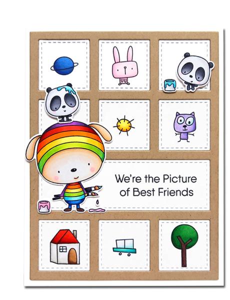 My Favorite Things Stempelset "We're the Picture of Best Friends" Clear Stamp Set