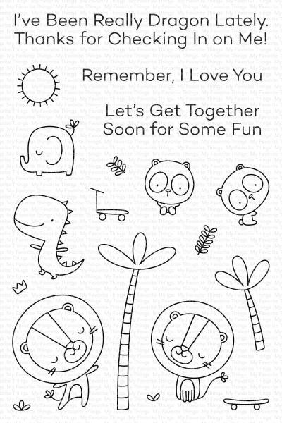 My Favorite Things Stempelset "Jungle Fun" Clear Stamp Set