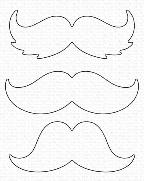 My Favorite Things Die-namics "Mustache Trio" | Stanzschablone | Stanze | Craft Die