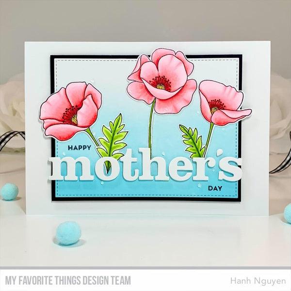 My Favorite Things Die-namics "Perfect Poppies" | Stanzschablone | Stanze | Craft Die