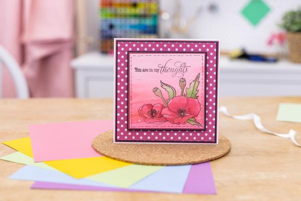 Crafters Companion - Proud Poppy - Clear Stamps