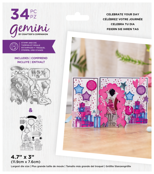 Gemini  3D Scene Builder Celebrate Your Day  - Stempel & Stanze 