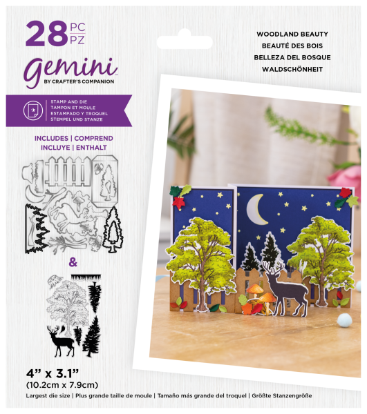 Gemini  3D Scene Builder Woodland Beauty  - Stempel & Stanze 