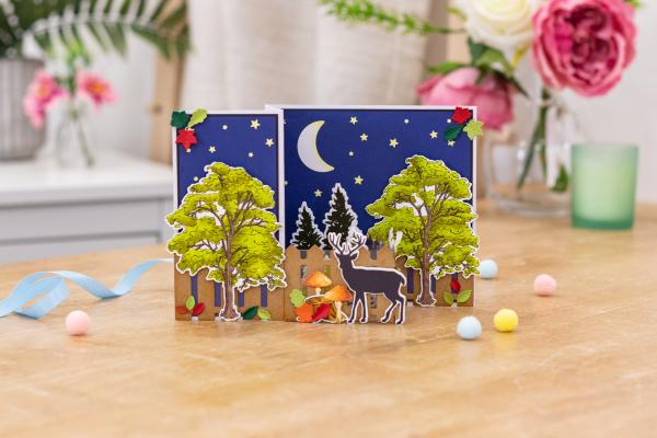 Gemini  3D Scene Builder Woodland Beauty  - Stempel & Stanze 