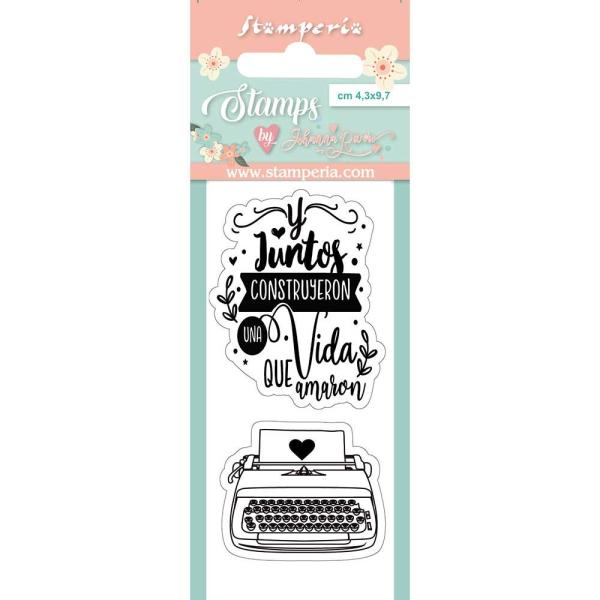 Stamperia Stempel "Typewriter" Clear Stamps