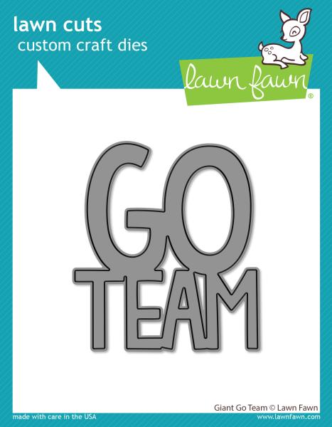 Lawn Fawn Craft Dies - "Giant Go Team" - Stanzen