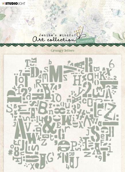 Studio Light - Grungy Letters Essentials 3D Embossing Folder