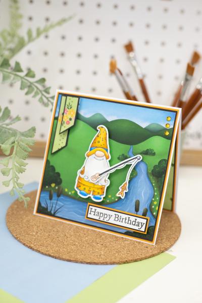 Crafters Companion -Garden Gnomes - 12" Paper Pack