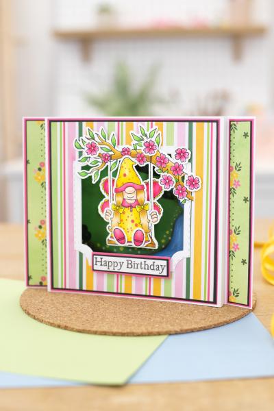 Crafters Companion -Garden Gnomes - 12" Paper Pack