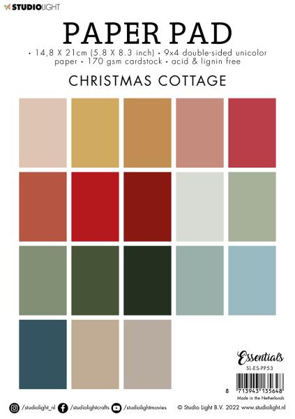 Studio Light - Paper Pad - Christmas Cottage 