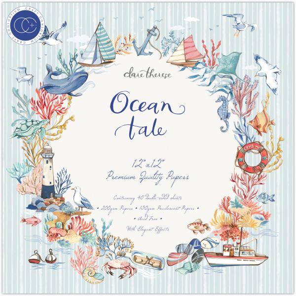 Craft Consortium Papierblock 12x12" Ocean Tale 