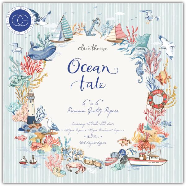 Craft Consortium Papierblock 6x6" Ocean Tale