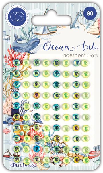 Craft Consortium Enamel Dots " Ocean Tale Iridescent "