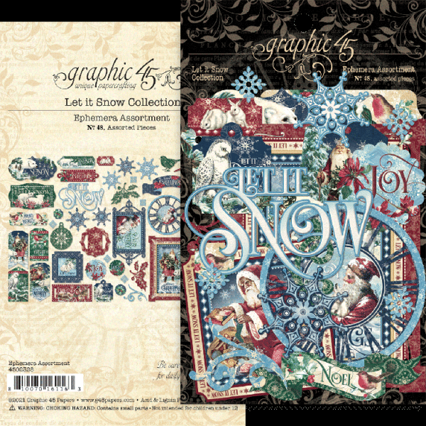 Graphic 45 "Let it Snow"  - Stanzteile