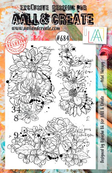 AALL and Create Petal Therapy  Stamps - Stempel A5