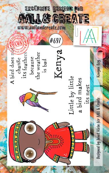 AALL and Create Kenyan Boy  Stamps - Stempel A7